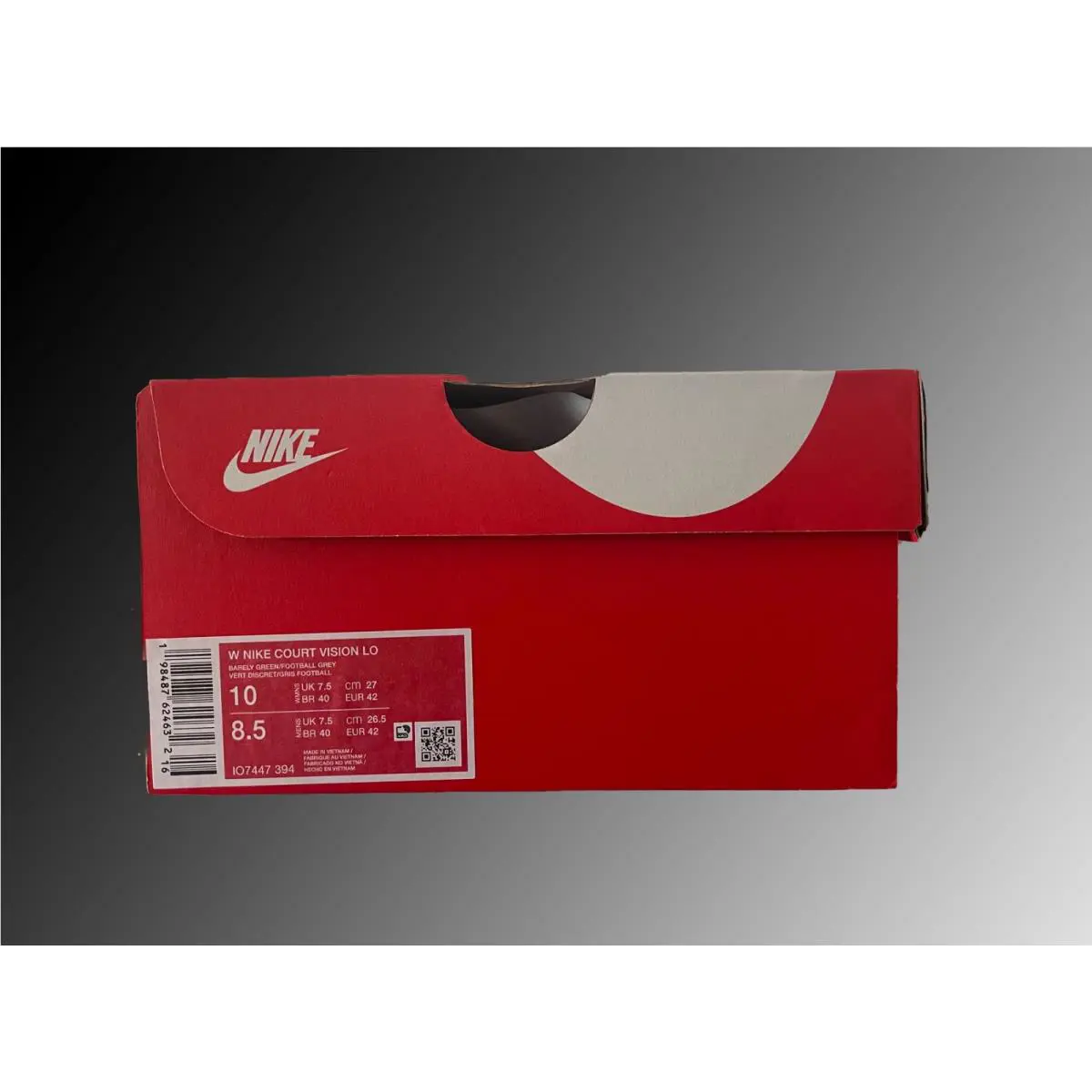 Nike shoes - Nike Court Vision - Court Vision - Barely Green/ Grey/ Pearl 10