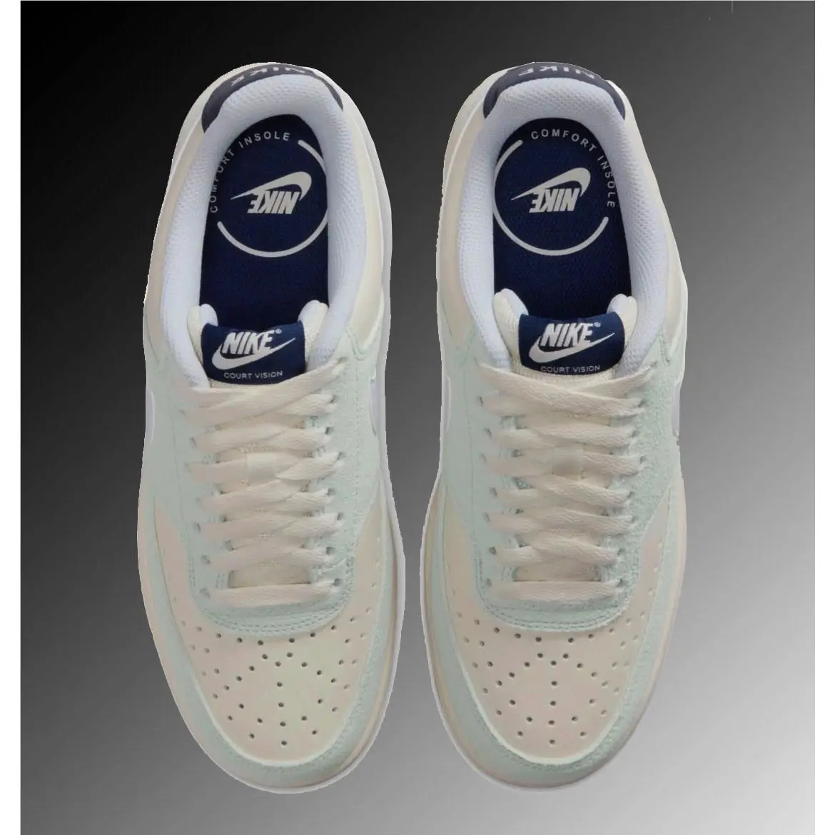 Nike shoes - Nike Court Vision - Court Vision - Barely Green/ Grey/ Pearl 2