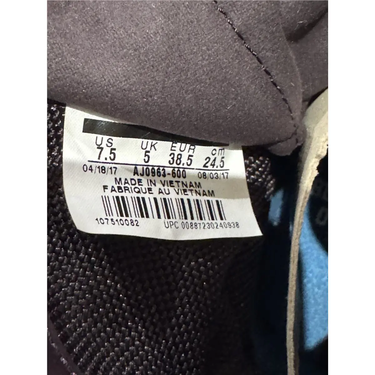 Nike shoes - Nike Air Force 1 - Air Force - AJ0963-600 - Purple 11