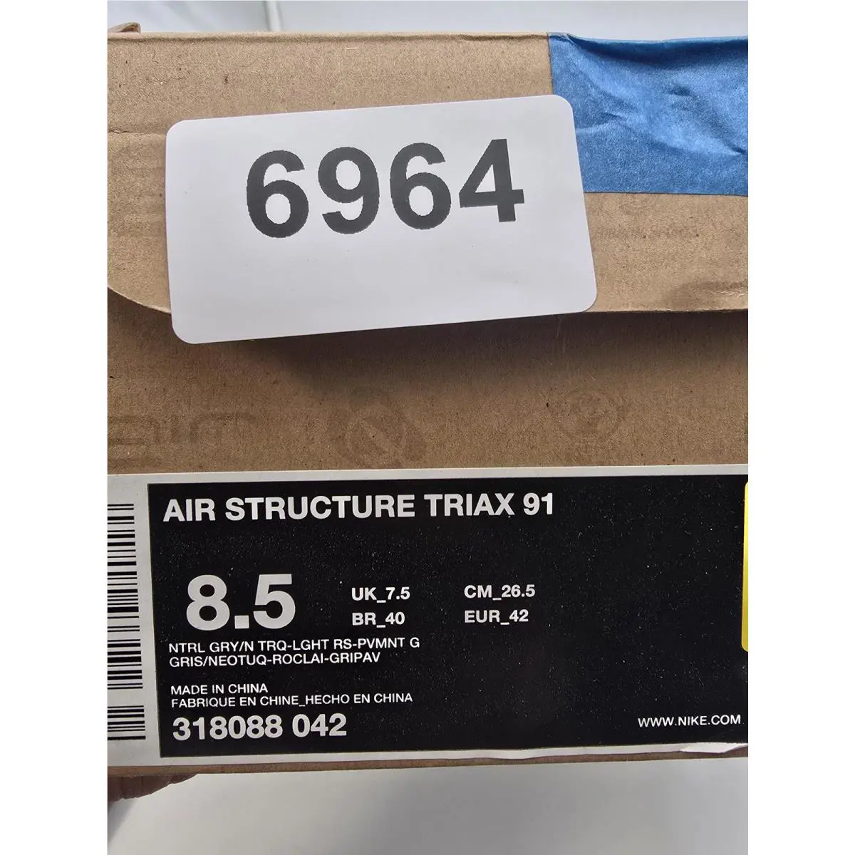 Nike shoes - Nike Air Structure Triax 91 - 318088-042 - Gray 4