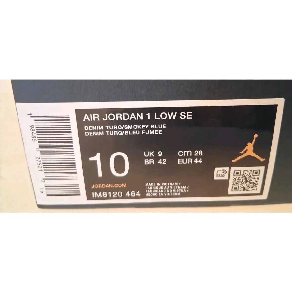 Nike shoes - Nike Air Jordan 1 - Air - IM8120 464 - Denim Turq/Smokey Blue (UPC: 198486281782) 7