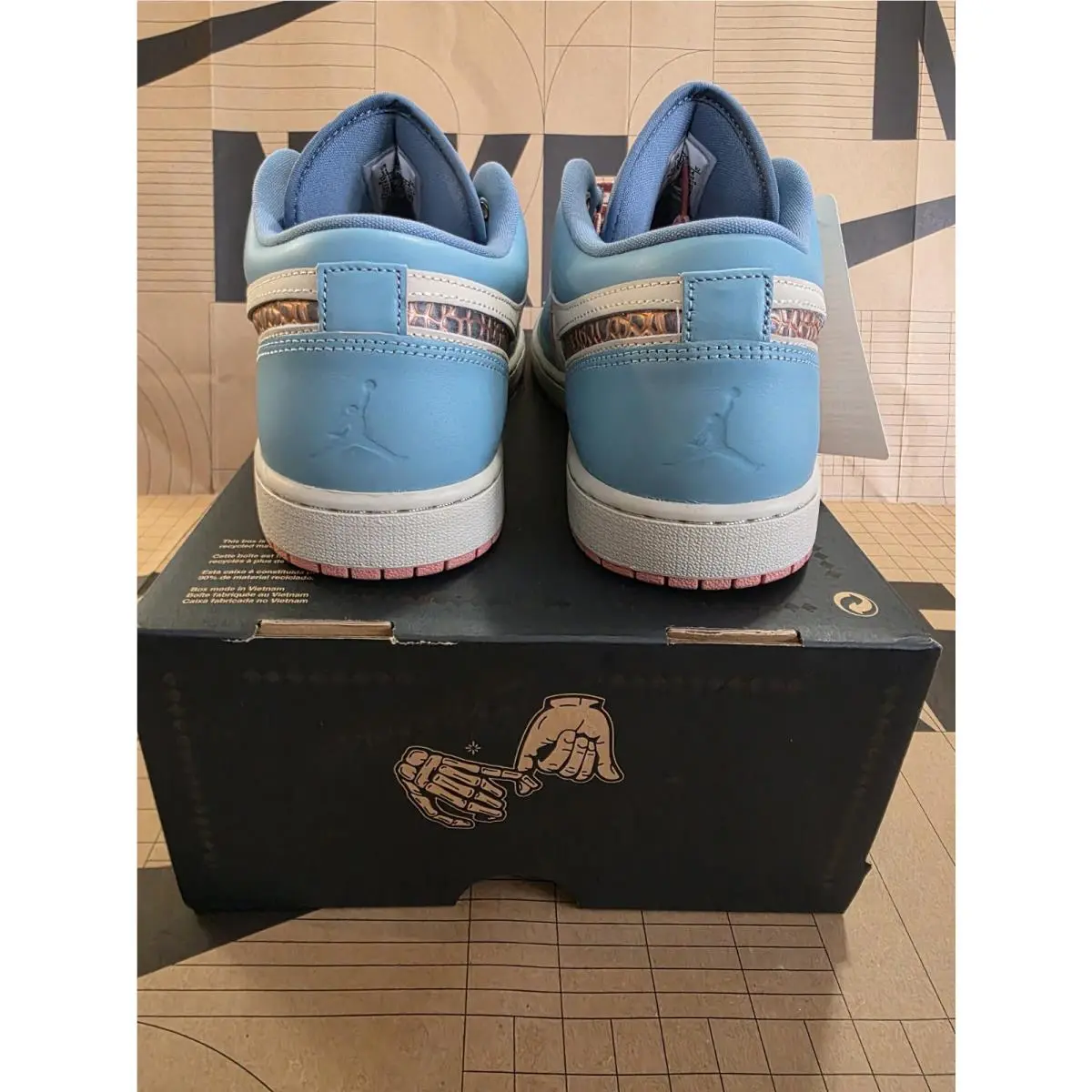 Nike shoes - Nike Air Jordan 1 - Air - IM8120 464 - Denim Turq/Smokey Blue (UPC: 198486281782) 3