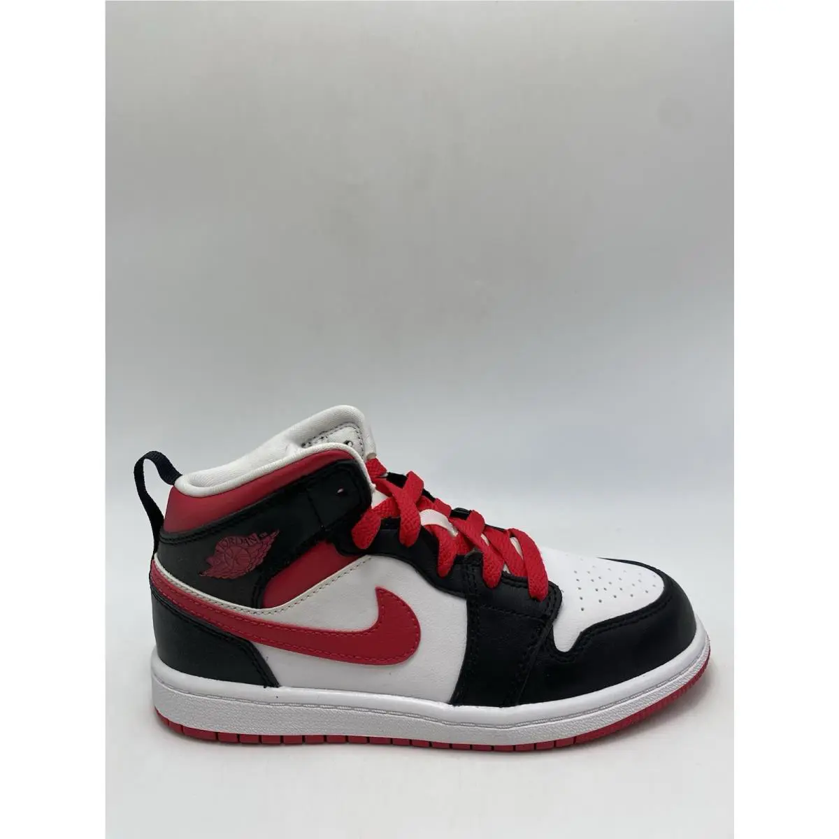 Nike shoes - Jordan 1 Mid - Mid - 640734 016 - Black/Verry Berry-White (UPC: 195238858506) 0