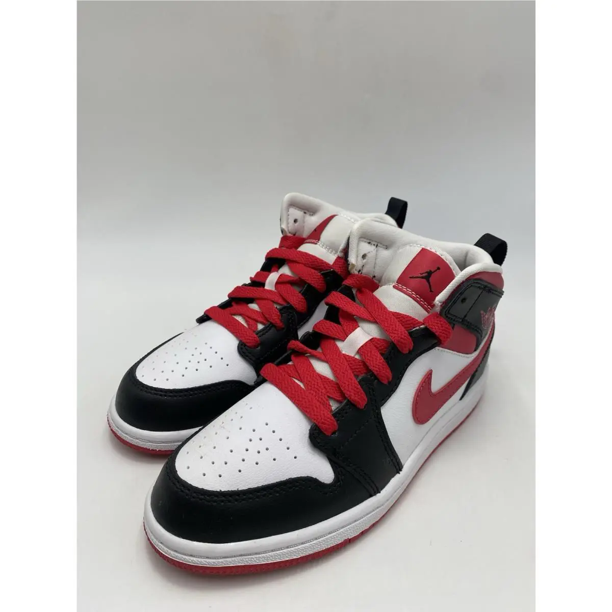 Nike shoes - Jordan 1 Mid - Mid - 640734 016 - Black/Verry Berry-White (UPC: 195238858506) 2