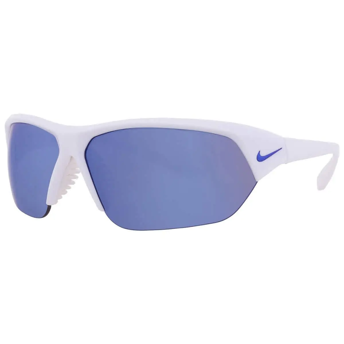 Nike Blue Mirror Wrap Men`s Sunglasses Nike Skylon Ace FQ4683 104 69