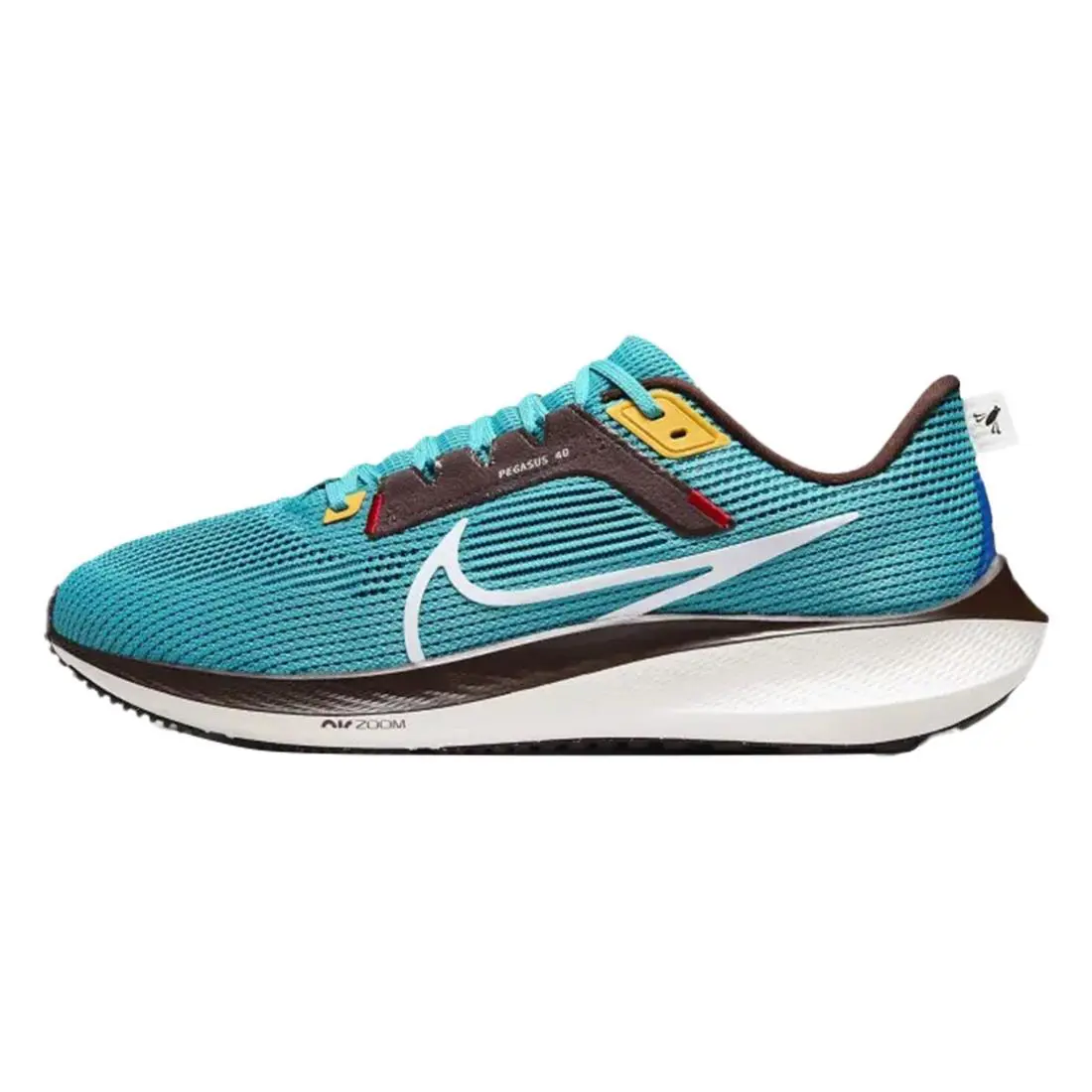 Nike Air Zoom Pegasus 40 Prm Mens Shoes Size 7 Color: Teal - Teal Nebula/White/Earth/Pure Platinum, Main: Green