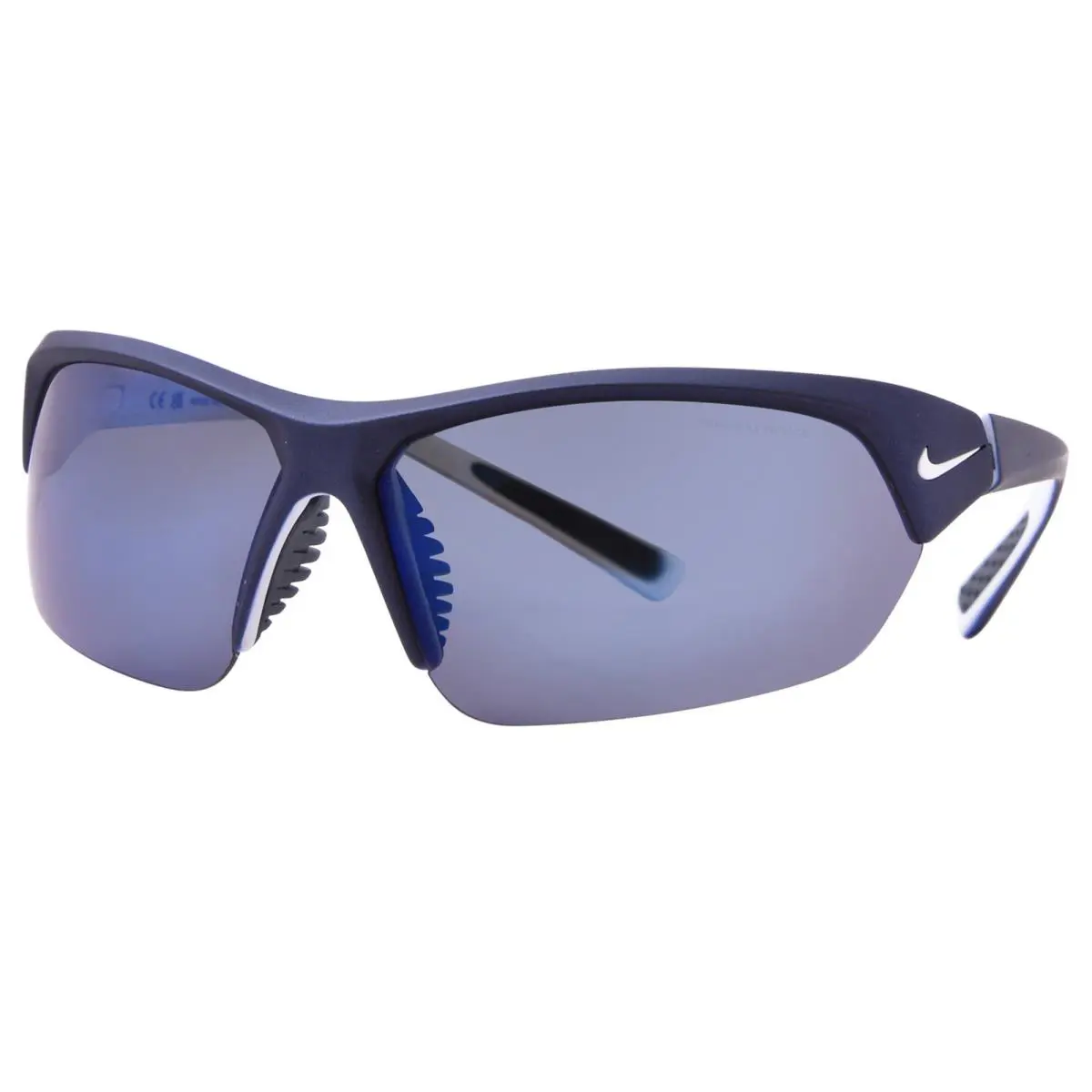 Nike Skylon Ace MI EV0525 414 Sunglasses Obsidian/white/grey/blue Flash 69mm
