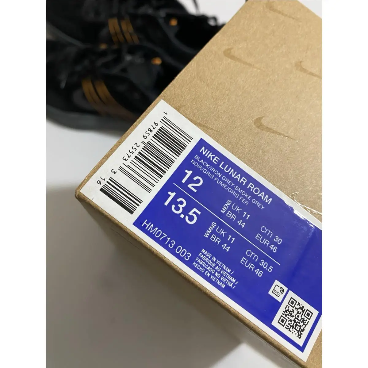 Nike shoes - Nike Lunar Roam - Lunar Roam - HM0713-003 - Black (UPC: 0197859255733) 8
