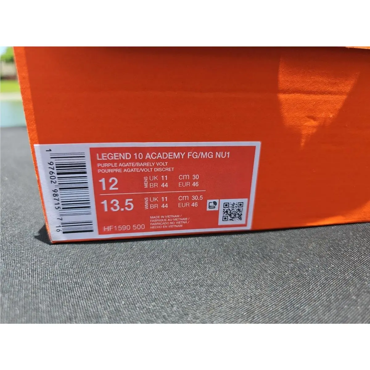 Nike shoes - Nike Legend - Legend - HF1590 500 - Purple Agate/Barely Volt (UPC: 197859032297) 8