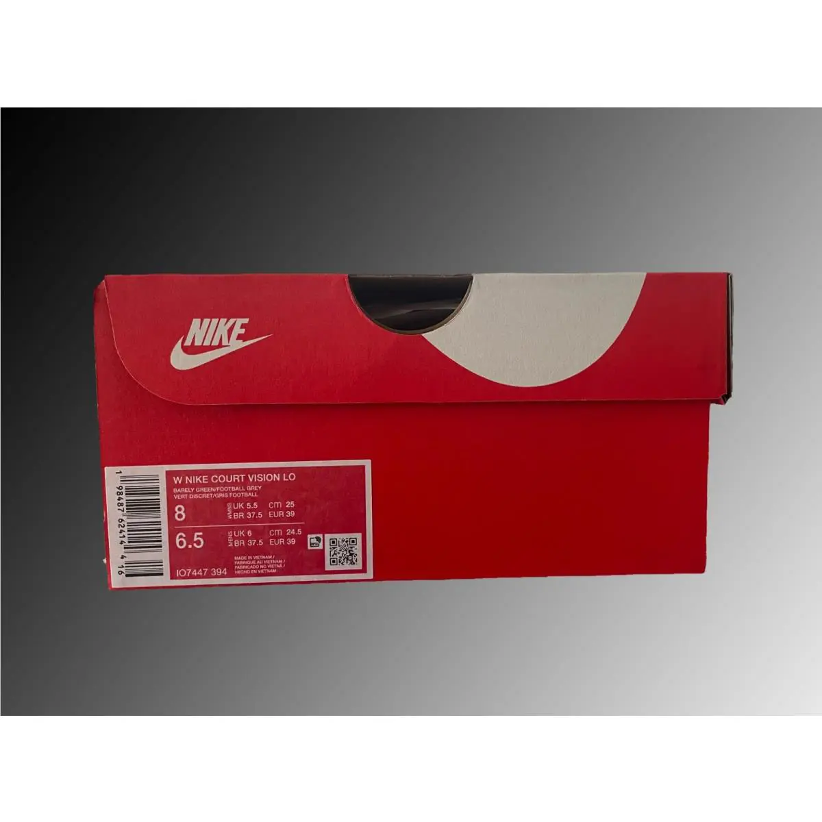 Nike shoes - Nike Court Vision - Court Vision - Barely Green/ Grey/ Pearl 10