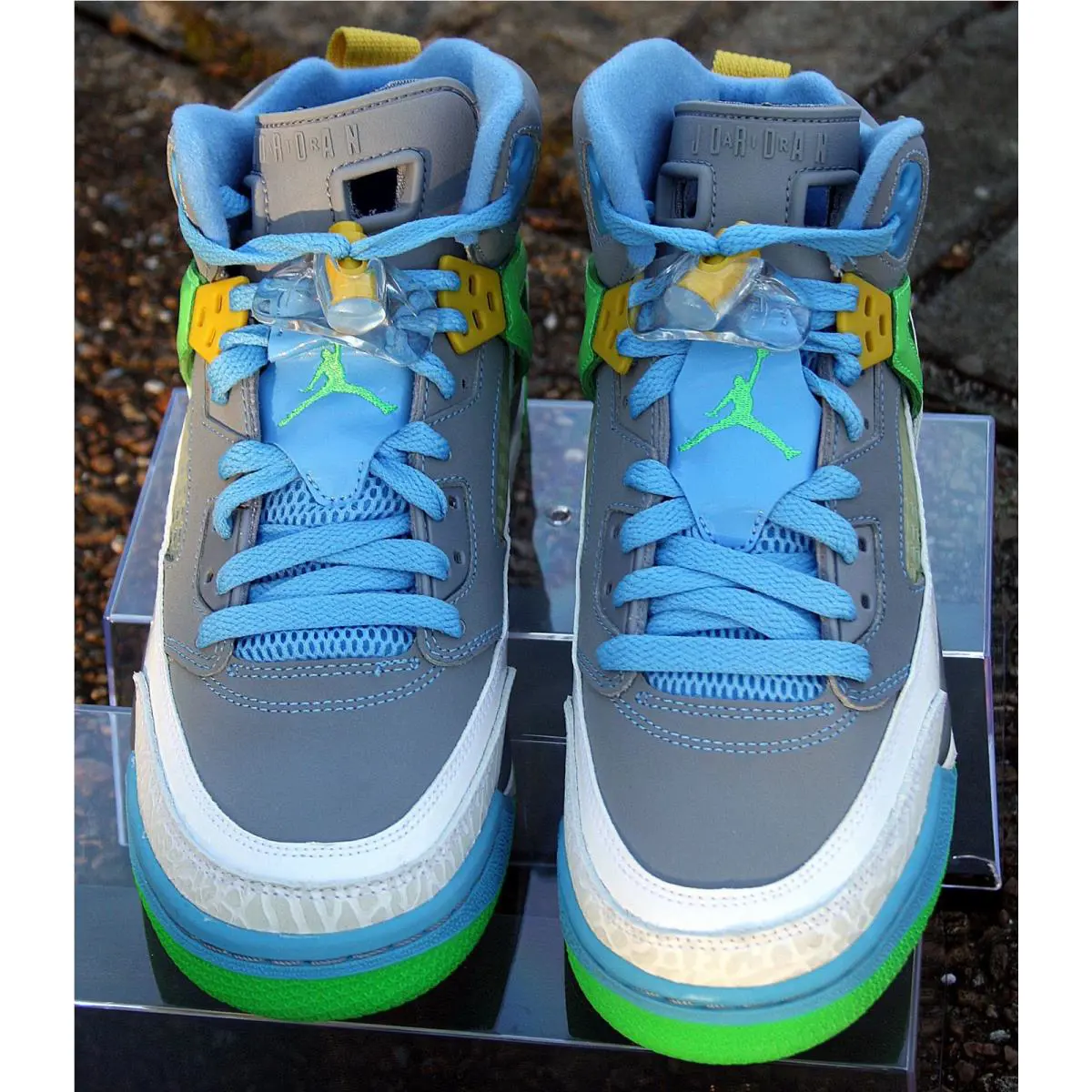 Nike shoes - Jordan Spizike - Spizike - Stealth/poison green/university blue/blitz (UPC: 0887223324188) 0
