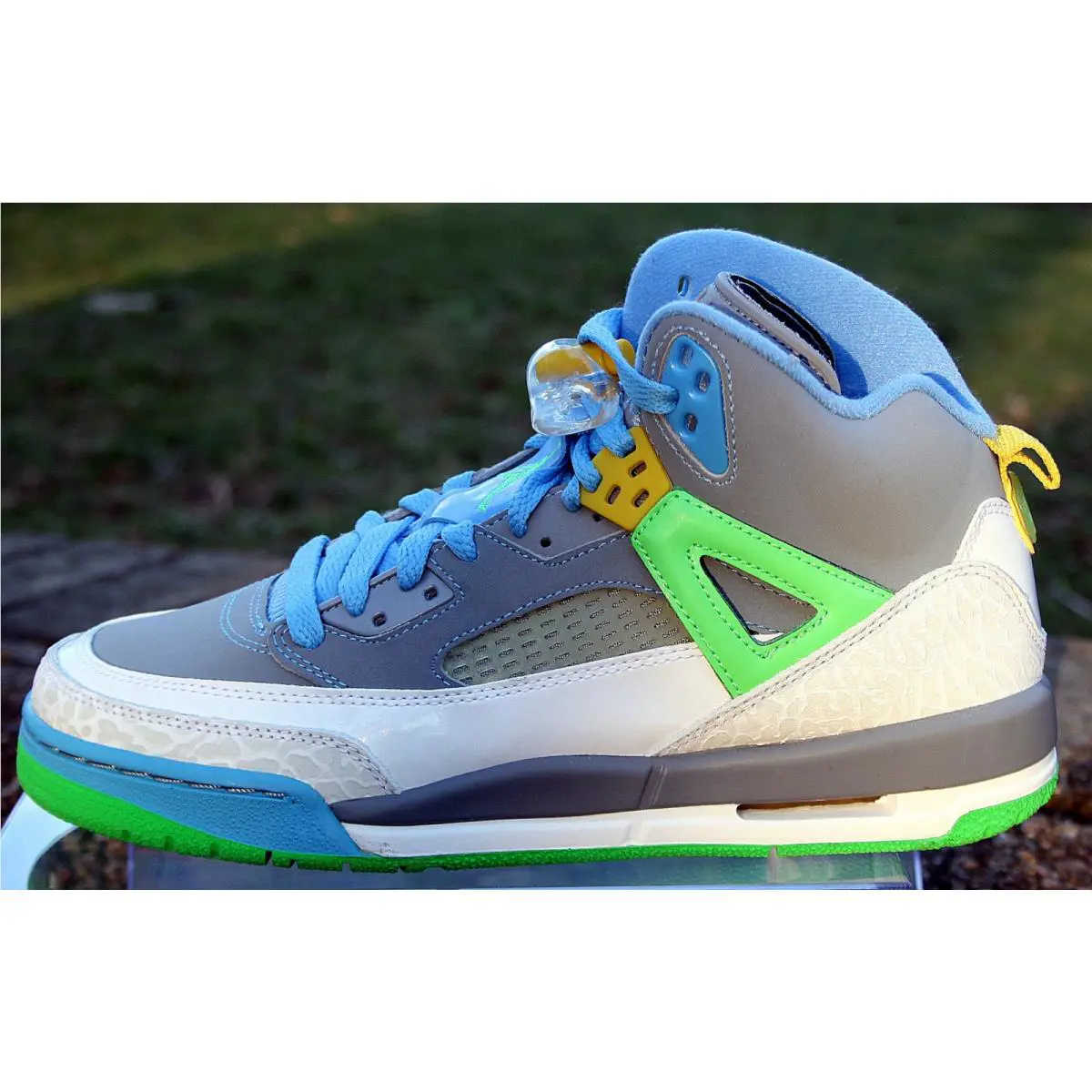 Nike shoes - Jordan Spizike - Spizike - Stealth/poison green/university blue/blitz (UPC: 0887223324188) 4