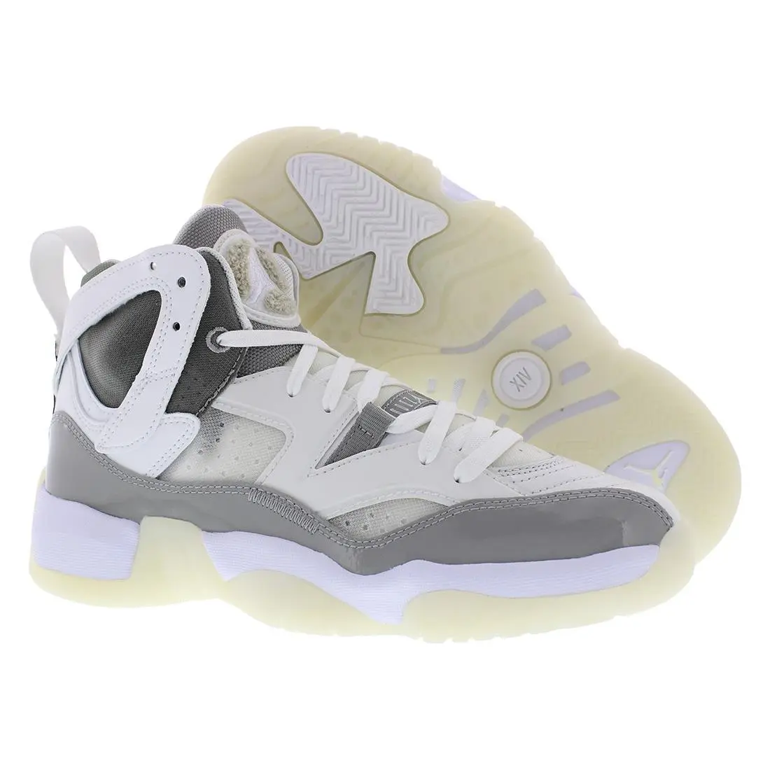Nike Jumpman Two Trey Womens Shoes Size 10.5 Color: Medium Grey/white/summit - Medium Grey/White/Summit White, Main: Multi-Colored