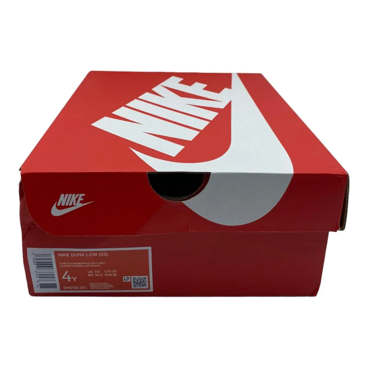 Nike shoes - Nike Dunk Low GS - Dunk Low - DH9765-001 - Pure Platinum/White/Wolf Grey 6