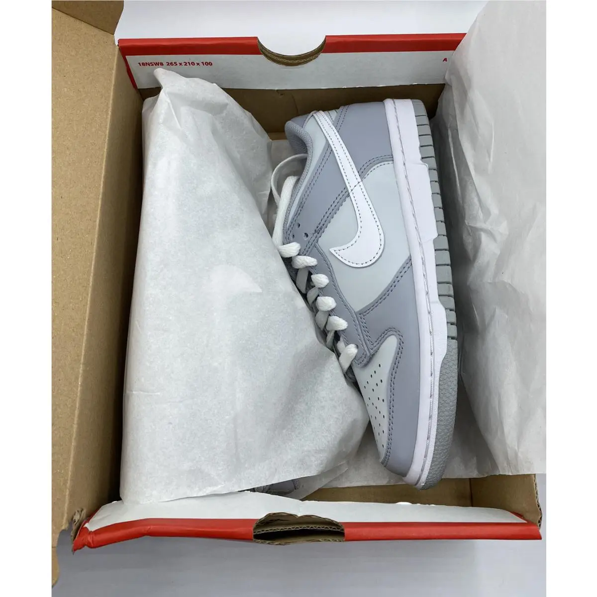 Nike shoes - Nike Dunk Low GS - Dunk Low - DH9765-001 - Pure Platinum/White/Wolf Grey 5