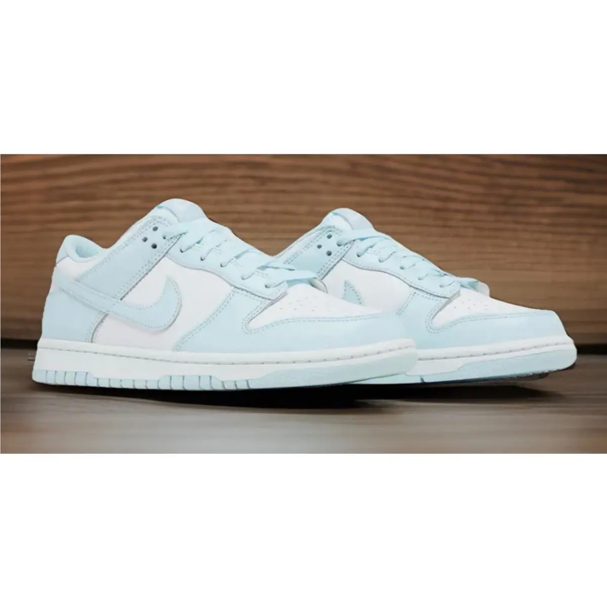 Nike shoes - Nike Dunk Low GS - Dunk Low - White Blue (UPC: 197594233478) 0