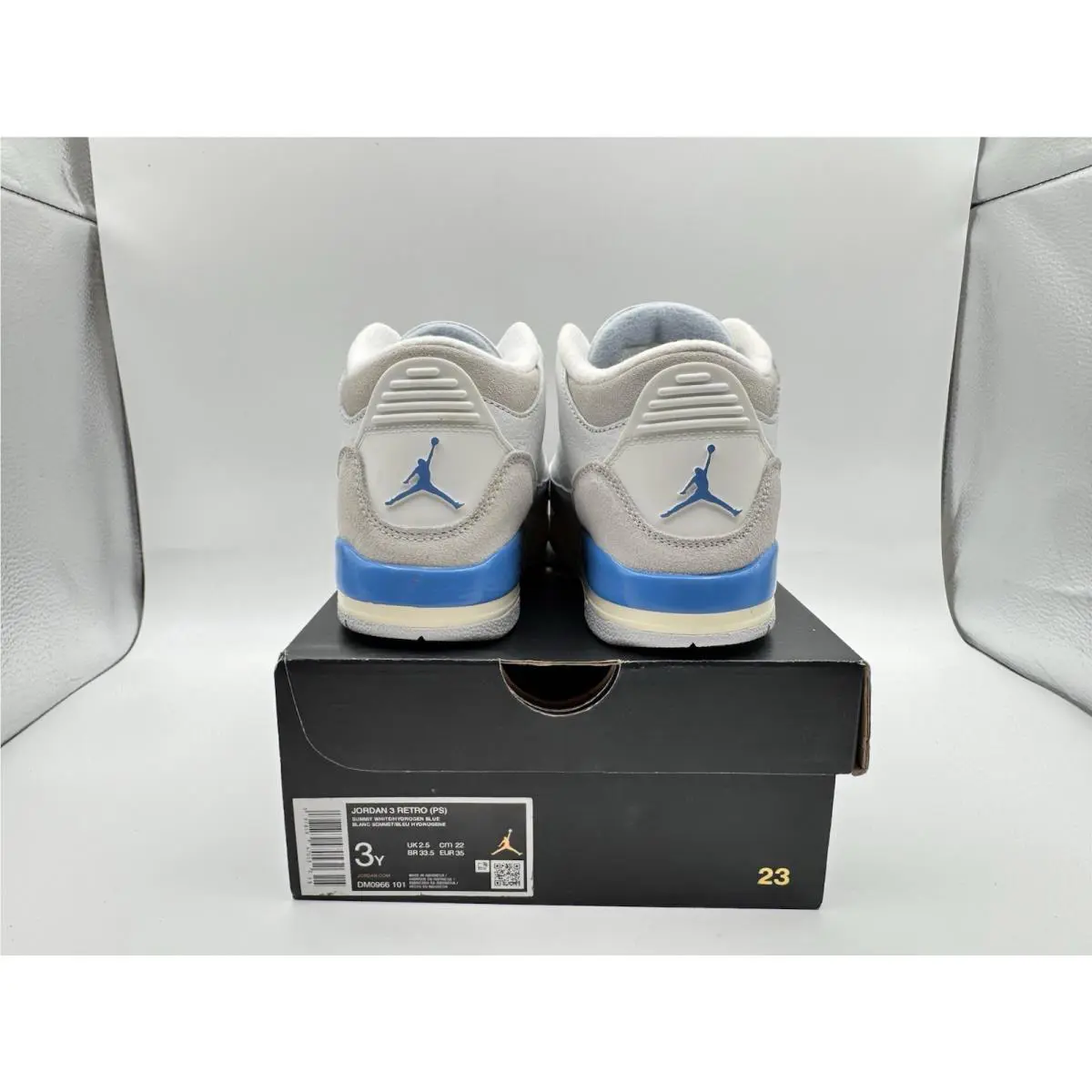 Nike shoes - Jordan 4 Retro - Retro - Summit White / Hydrogen Blue (UPC: 0197859470532) 4