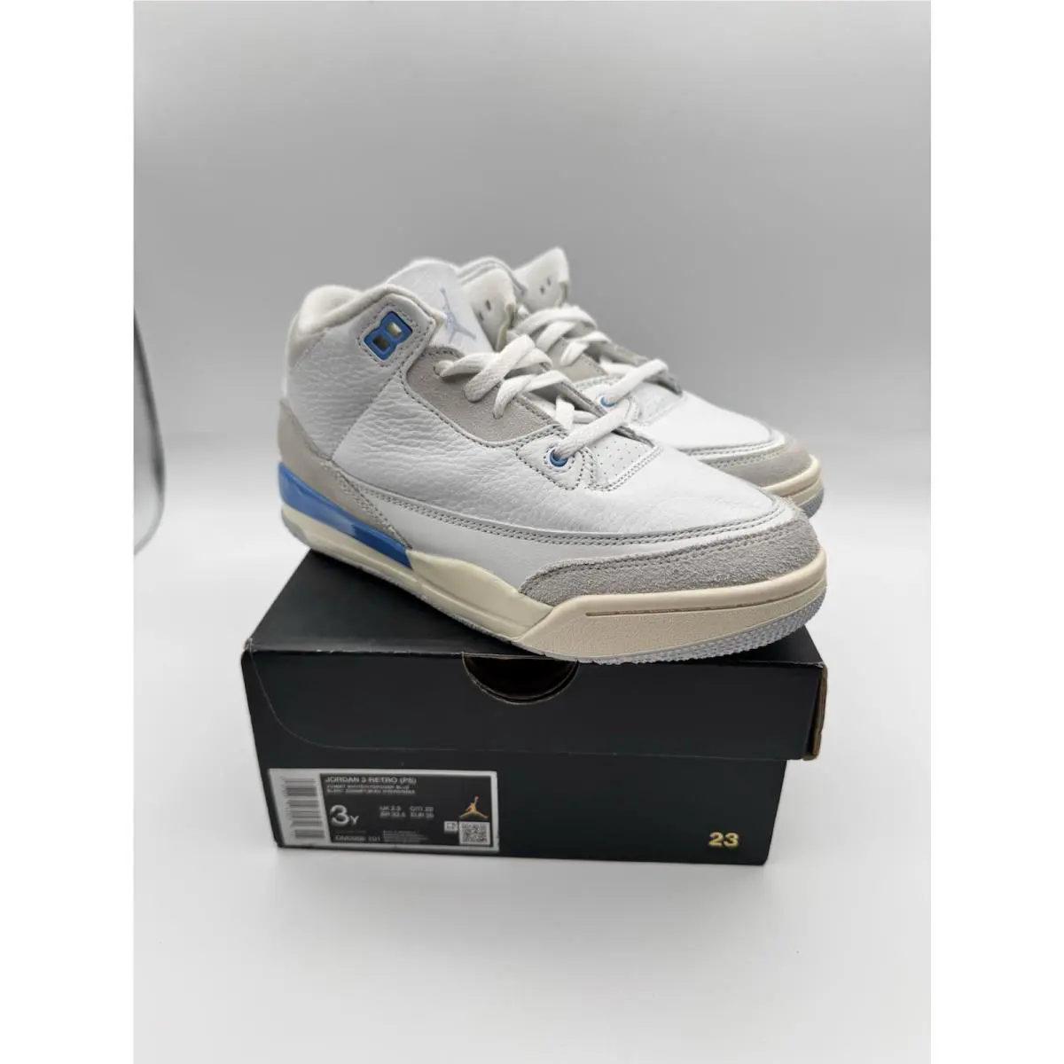 Nike shoes - Jordan 4 Retro - Retro - Summit White / Hydrogen Blue (UPC: 0197859470532) 16