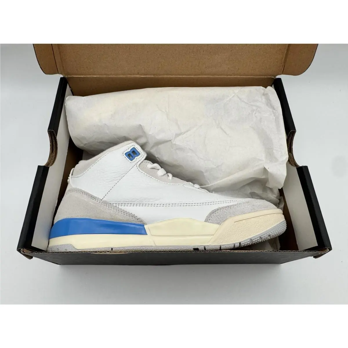 Nike shoes - Jordan 4 Retro - Retro - Summit White / Hydrogen Blue (UPC: 0197859470532) 15