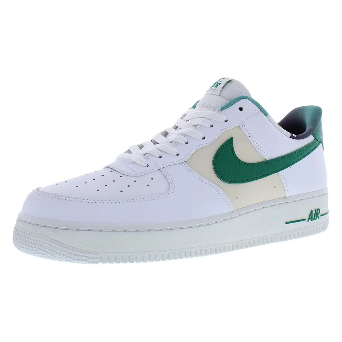 Nike Air Force 1 `07 LV8 Embroidery Leather Unisex Shoes Size 13 Color: - White, Main: White