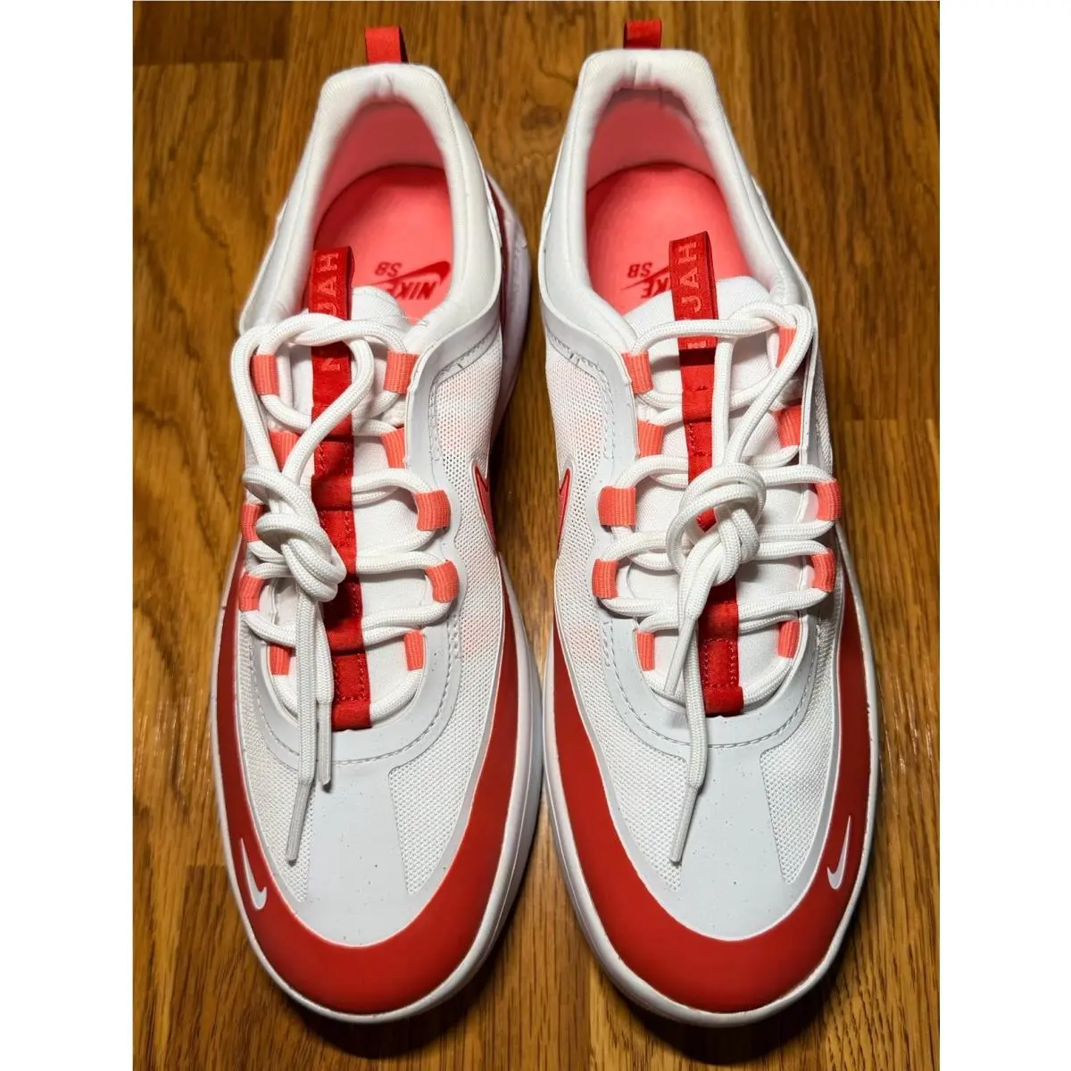 Nike shoes - Nike SB Nyjah Free 2 - BV2078-600 - White, Lobster, Pink Gaze (UPC: 0195242335185) 4