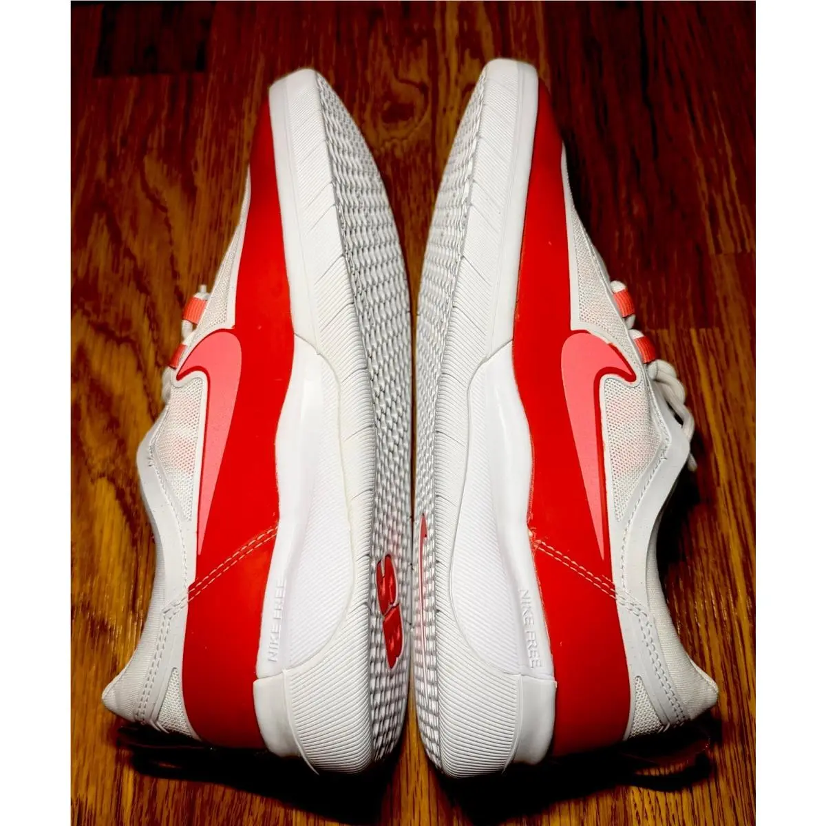 Nike shoes - Nike SB Nyjah Free 2 - BV2078-600 - White, Lobster, Pink Gaze (UPC: 0195242335185) 6