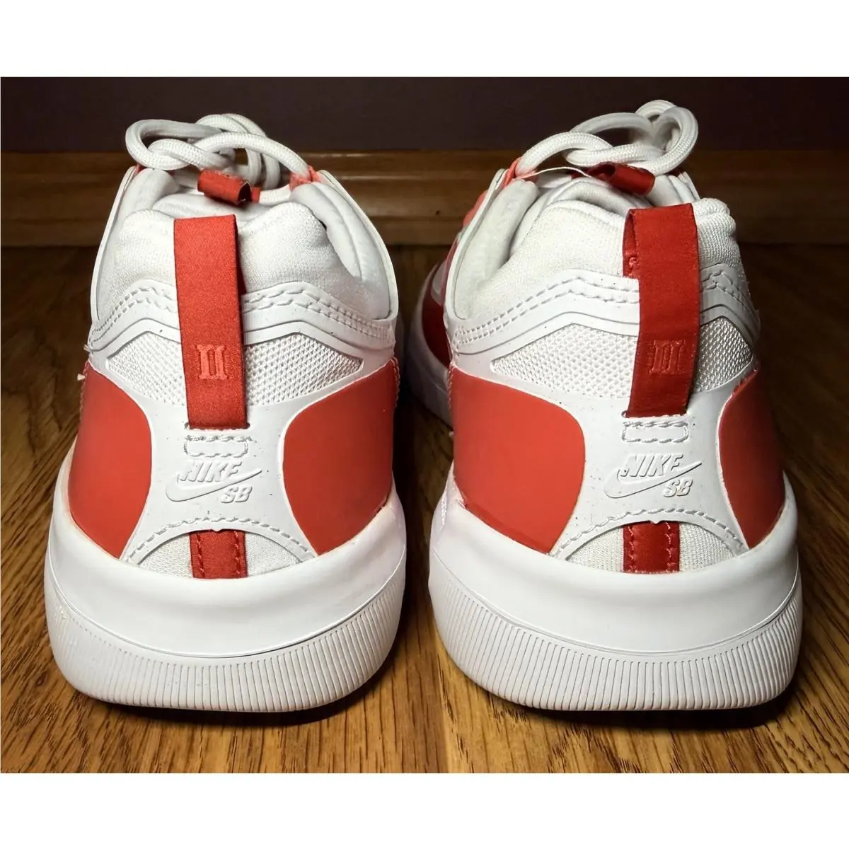 Nike shoes - Nike SB Nyjah Free 2 - BV2078-600 - White, Lobster, Pink Gaze (UPC: 0195242335185) 7