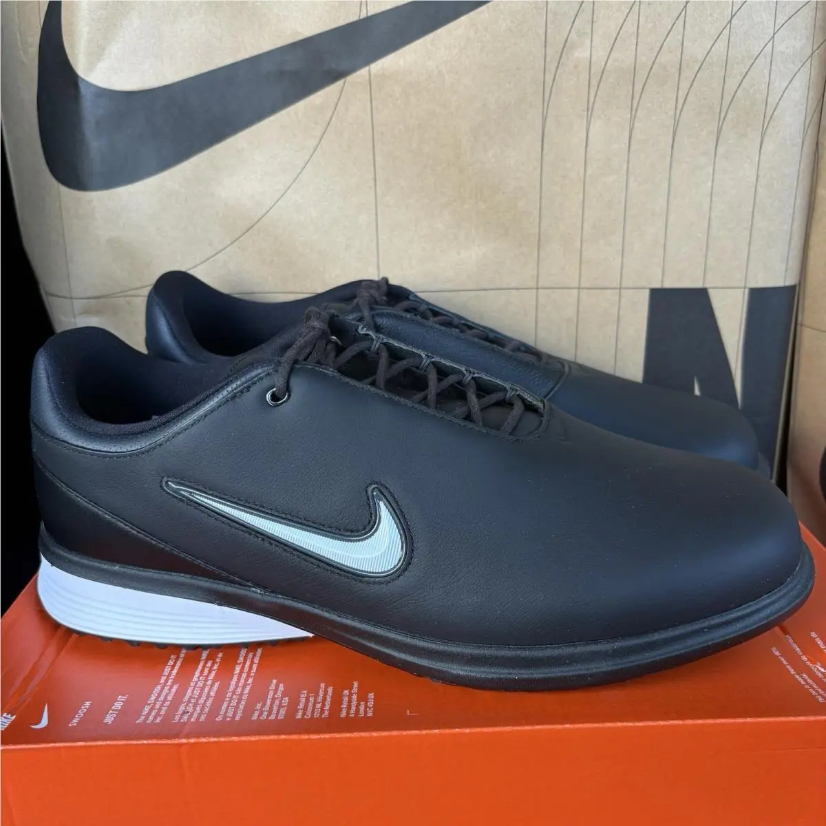 Nike Victory Tour 4 Wide Black White Nby HM6542-001 Men`s Size 13 Golf Shoes
