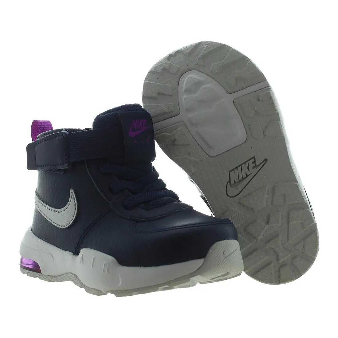 Nike Air Max Goaterra 2.0 Infant/toddler Shoes Size 6 Color: Midnight - Midnight Navy/Metallic Silver, Main: Blue