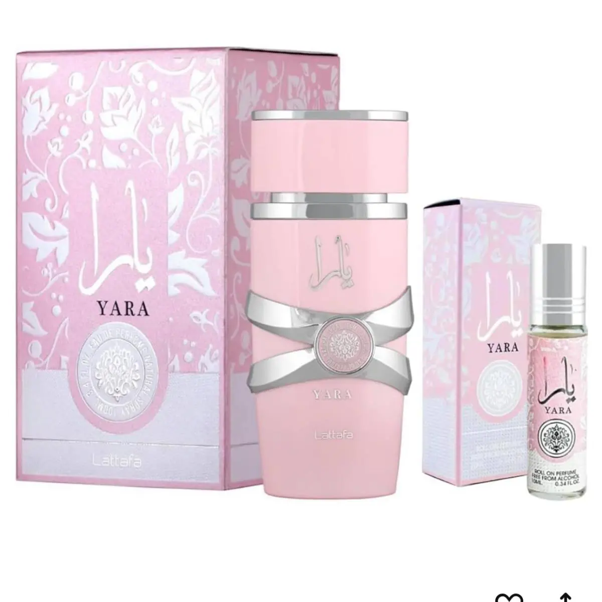 Lattafa Yara 2-piece Fragrance Bundle For Women 3.4 Oz Eau de Parfum