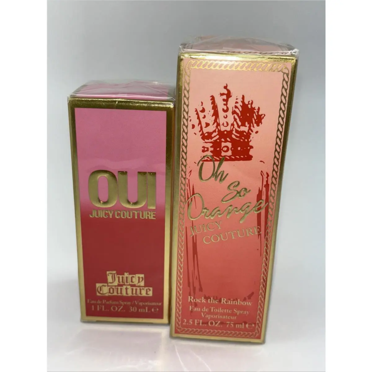 2pk Bundle Juicy Couture Oui Oh So Orange Eau de Parfum Spray