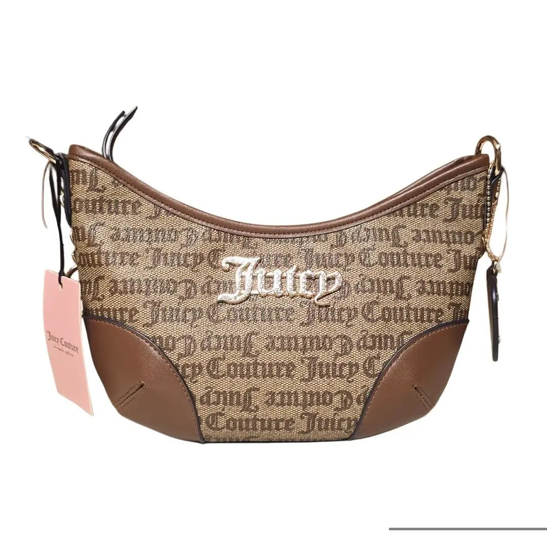 Juicy Couture Block Party Shoulder Bag in Chestnut Chino Color-nwt