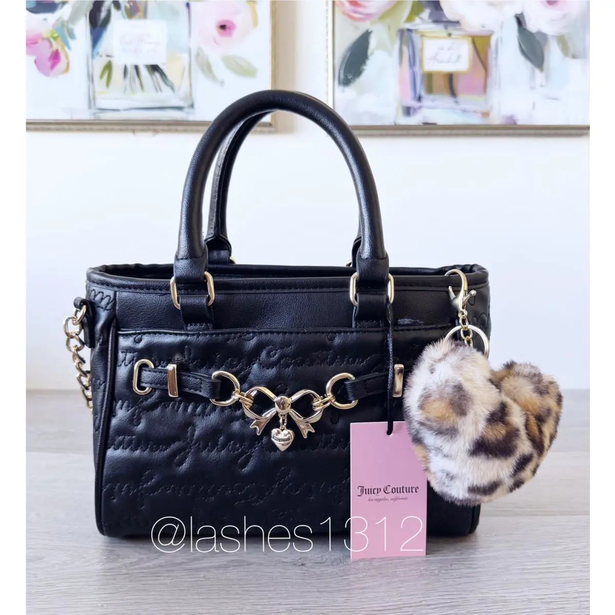 Juicy Couture Bag Juicy Darling Crossbody Satchel - Black