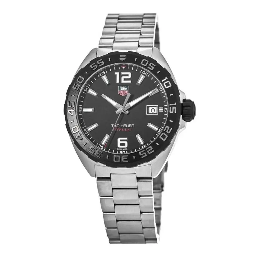 Tag Heuer Formula 1 Quartz Black Dial Stainless Men`s Watch WAZ1110.BA0875