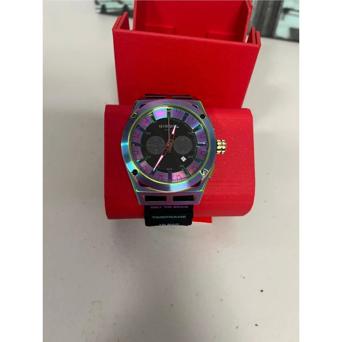 Diesel DZ4547 Timeframe Chronograph Iridescent Men`s Watch