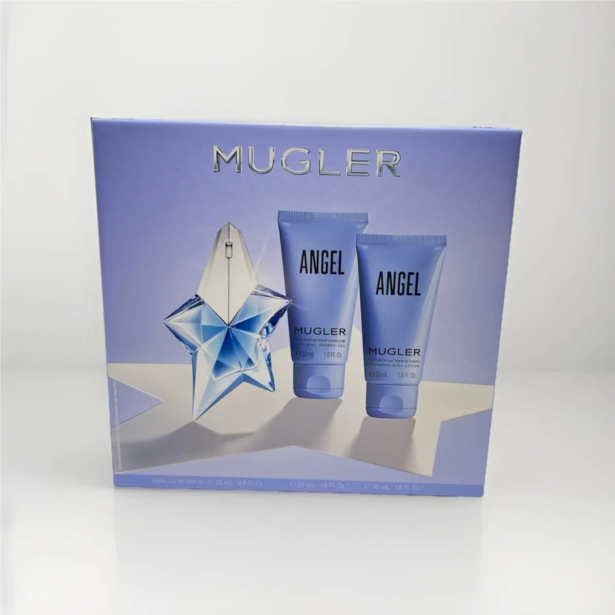 Thierry  Angel 3pc Gift Set with 0.8 oz Edp Spray+ 1.6oz Each B/l+ S/g by Mugler