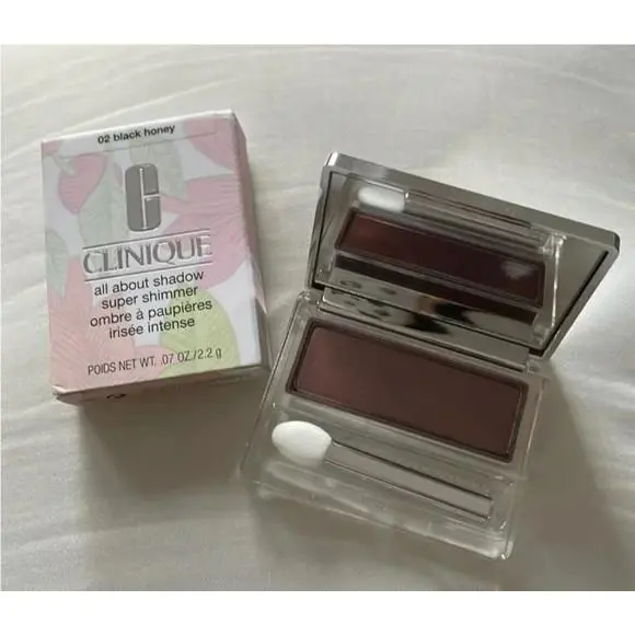 Clinique All About Eye Shadow Single in 02 Black Honey 2.2g Full Size