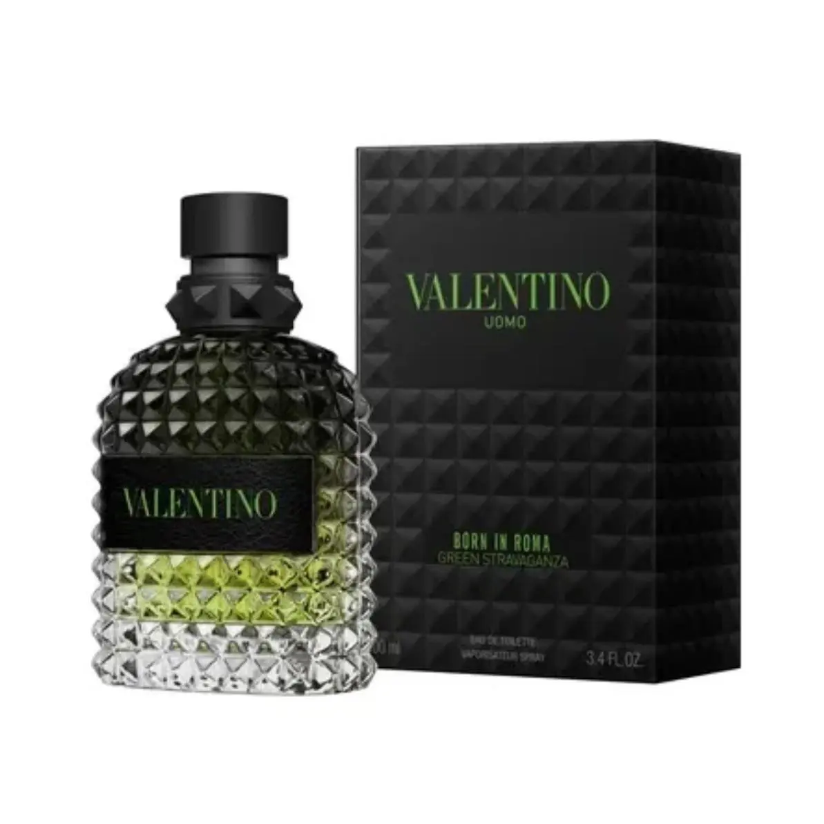 Uomo Born In Roma Green Stravaganza by Valentino 3.4 Oz. Cologne Men