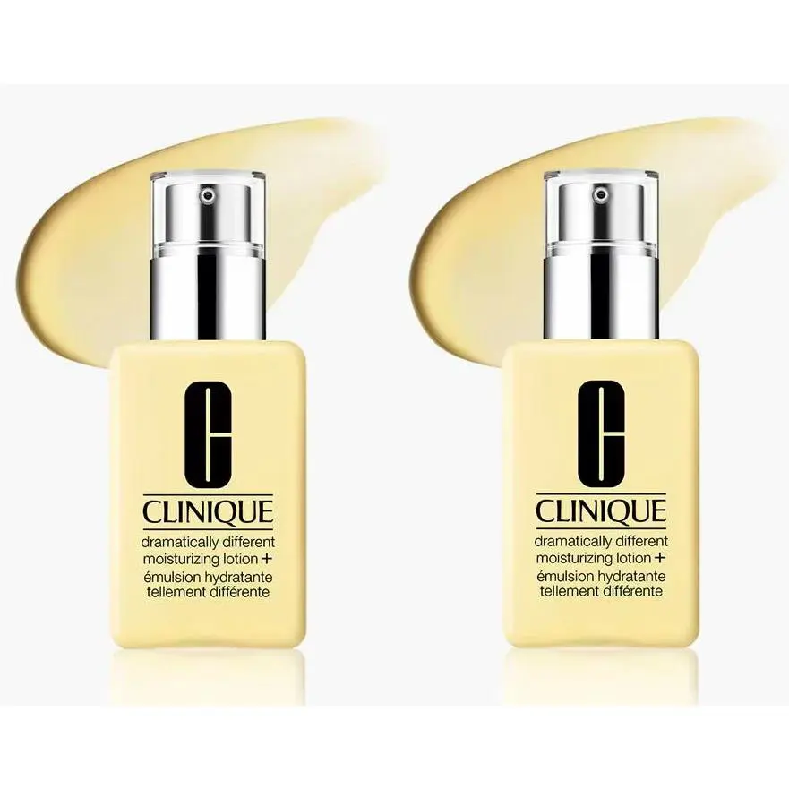 2 Clinique Dramatically Different Moisturizing Lotion with Pump 4.2oz/125ml Nwob