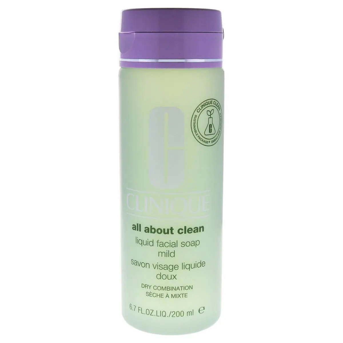 2 Pack All About Clean Liquid Facial Soap Mild  For Unisex - 6.7 oz by Clinique