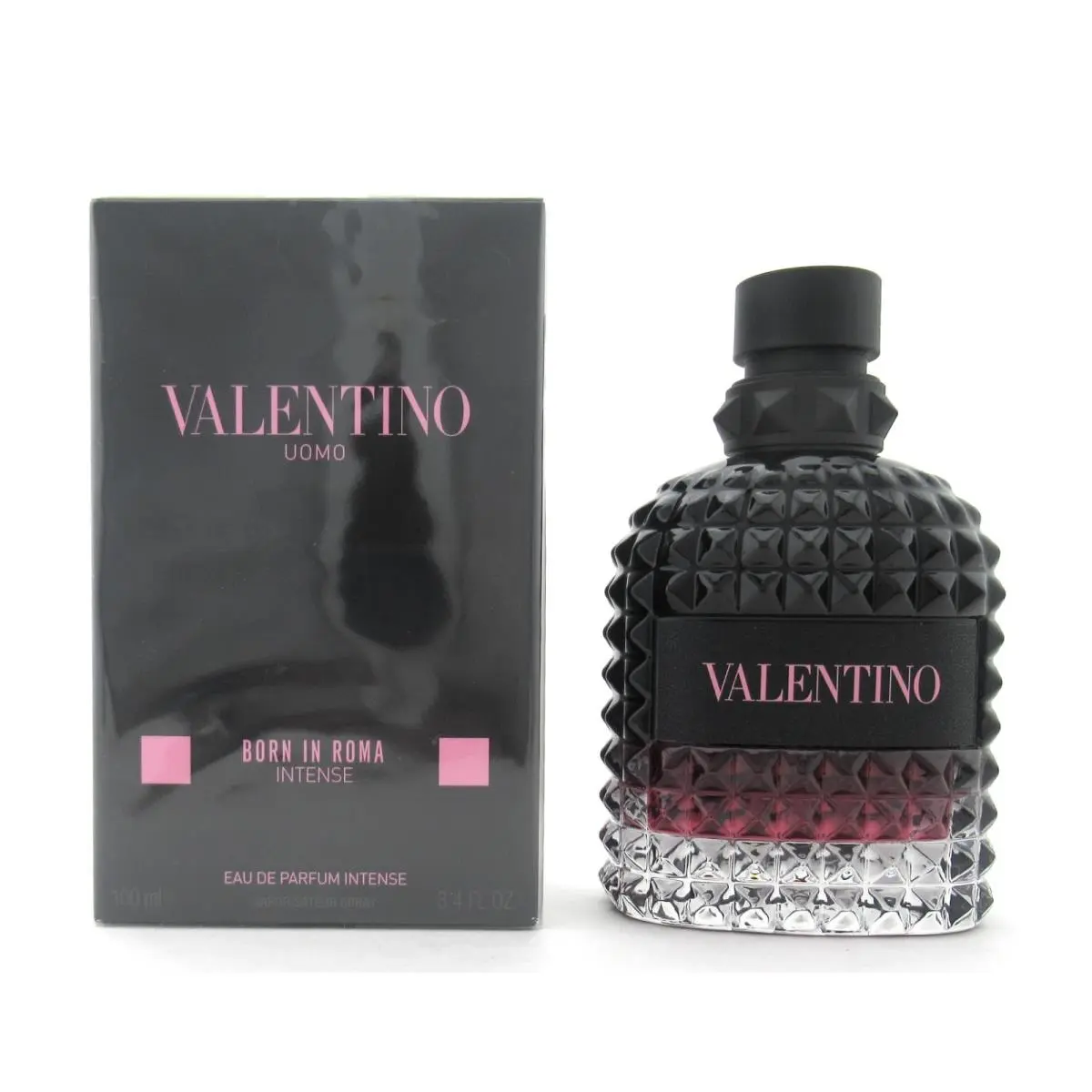 Valentino Uomo Born In Roma Intense Edp Intense Spray Men 3.4 Oz. Damagedbox