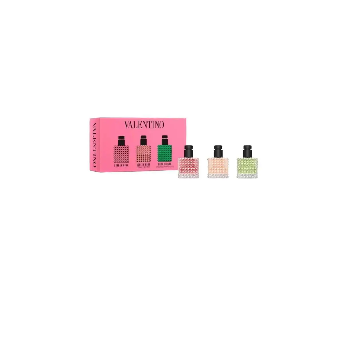 Valentino Perfume Mini Gift Set For Women: Born in Roma Donna Trio Discovery Set