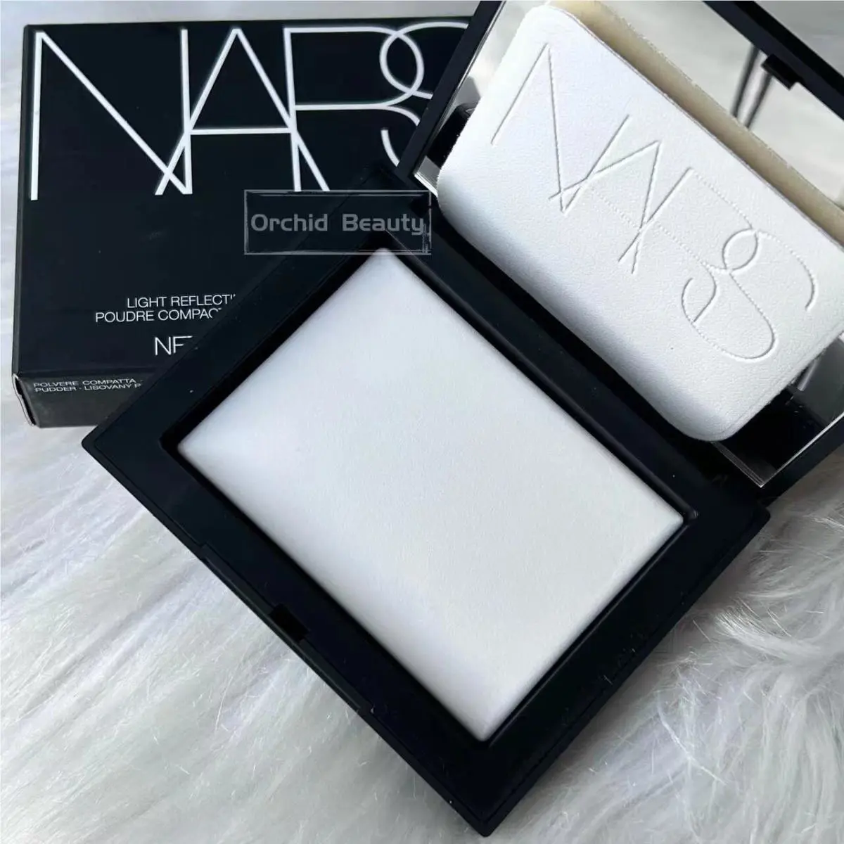 Nars Blush Full Size 4.8 g/0.16 oz Old Formula with Talc Light Reflecting Pressed Setting Powder 10g/0.35oz by NARS Cosmetics