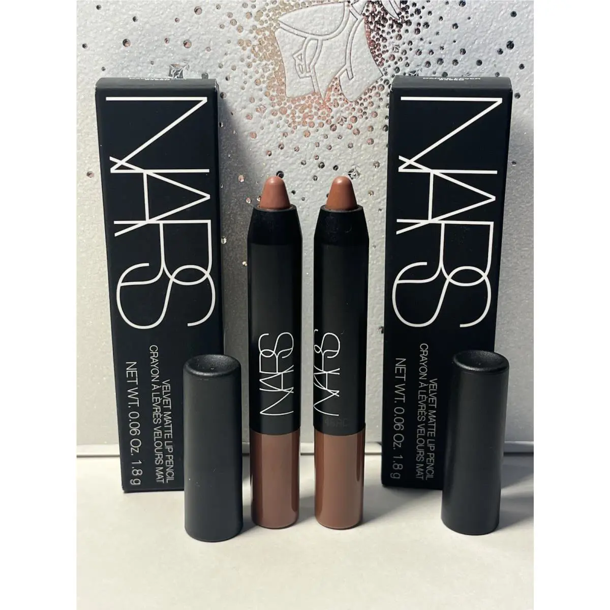 2x Nars Velvet Matte Lip Pencil Dance Fever Size 0.06 Oz/ 1.8g