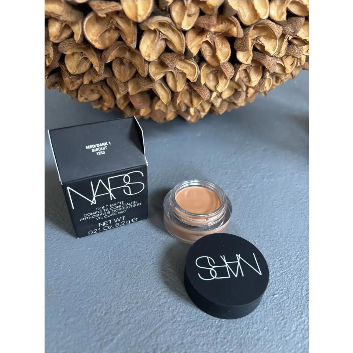 Nars Soft Matte Complete Concealer Med/dark 1 Biscuit 1283 Full sz