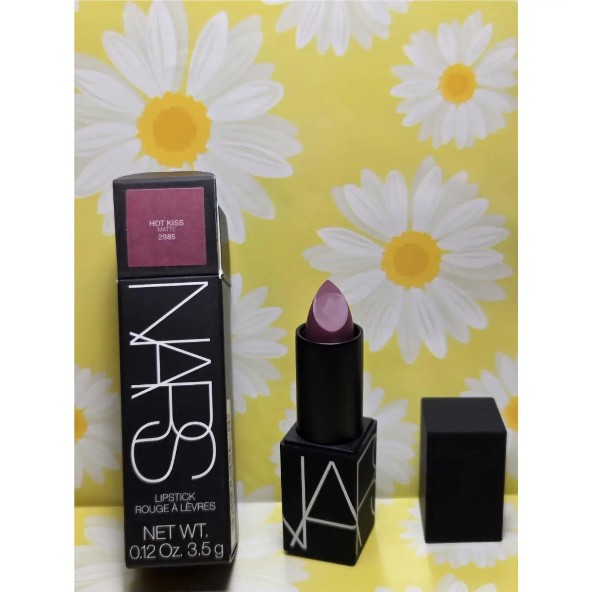Nars Matte Lipstick Hot Kiss 2985 Full Size .12 Oz Rare