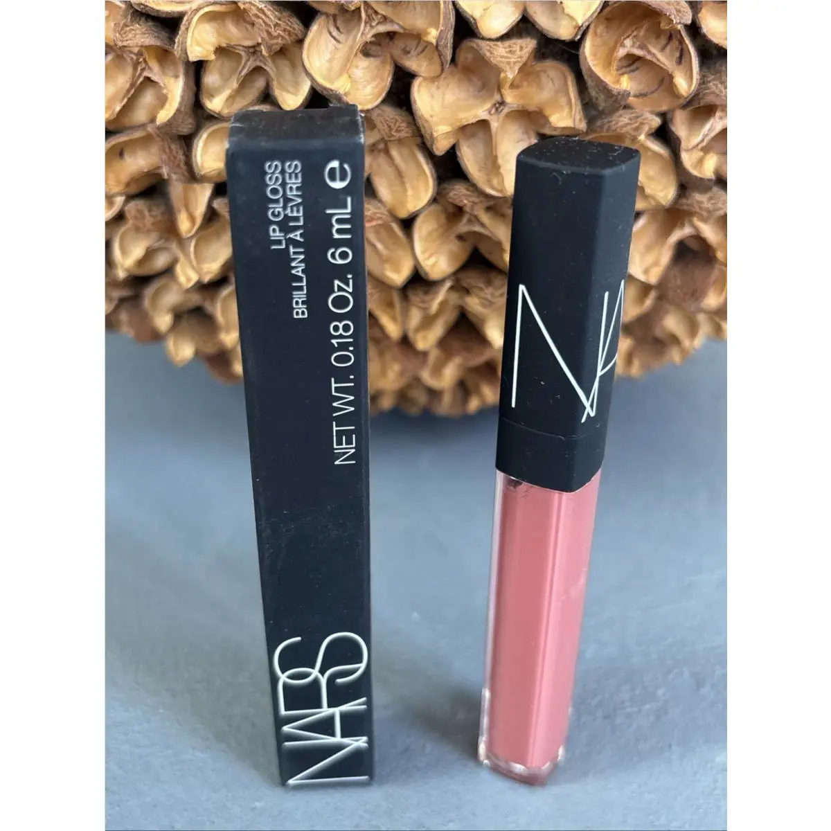 Nars Lip Gloss Stolen Kisses Sparkling Caramel Pink 1631