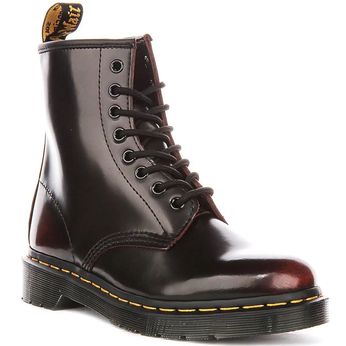 Dr. Martens 1460 Lace Up Pascal Virginia 8 Eye Women Boot In Black US 4 - 9 - Cherry