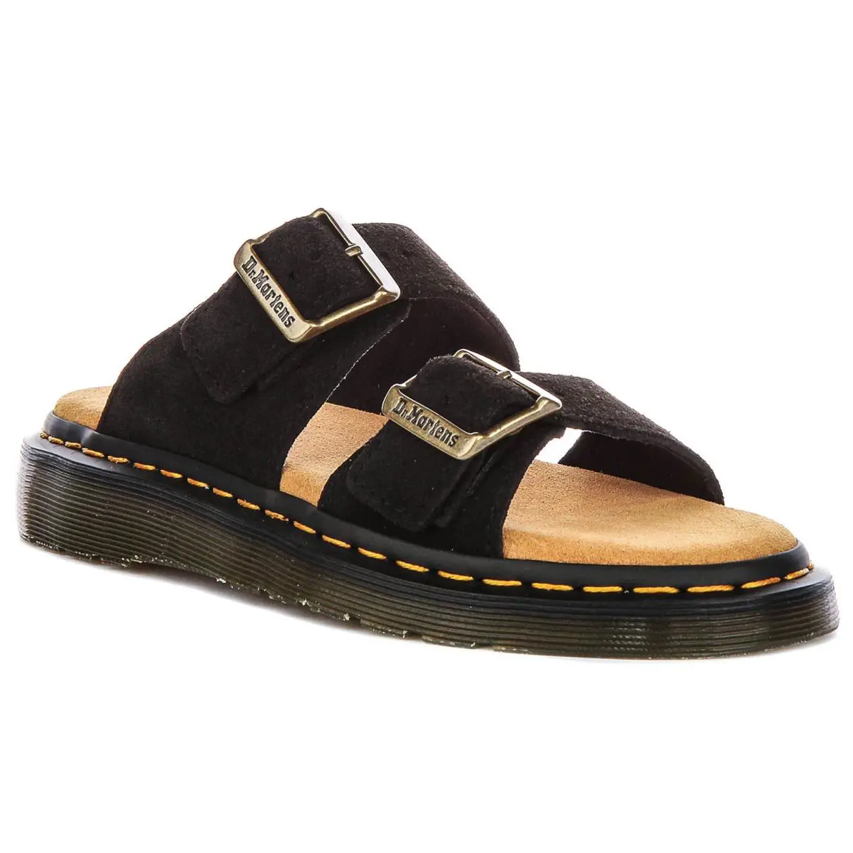 Dr Martens Josef Open Toe 2 Strap Womens Sandals In Black US 5 - 10 - Black