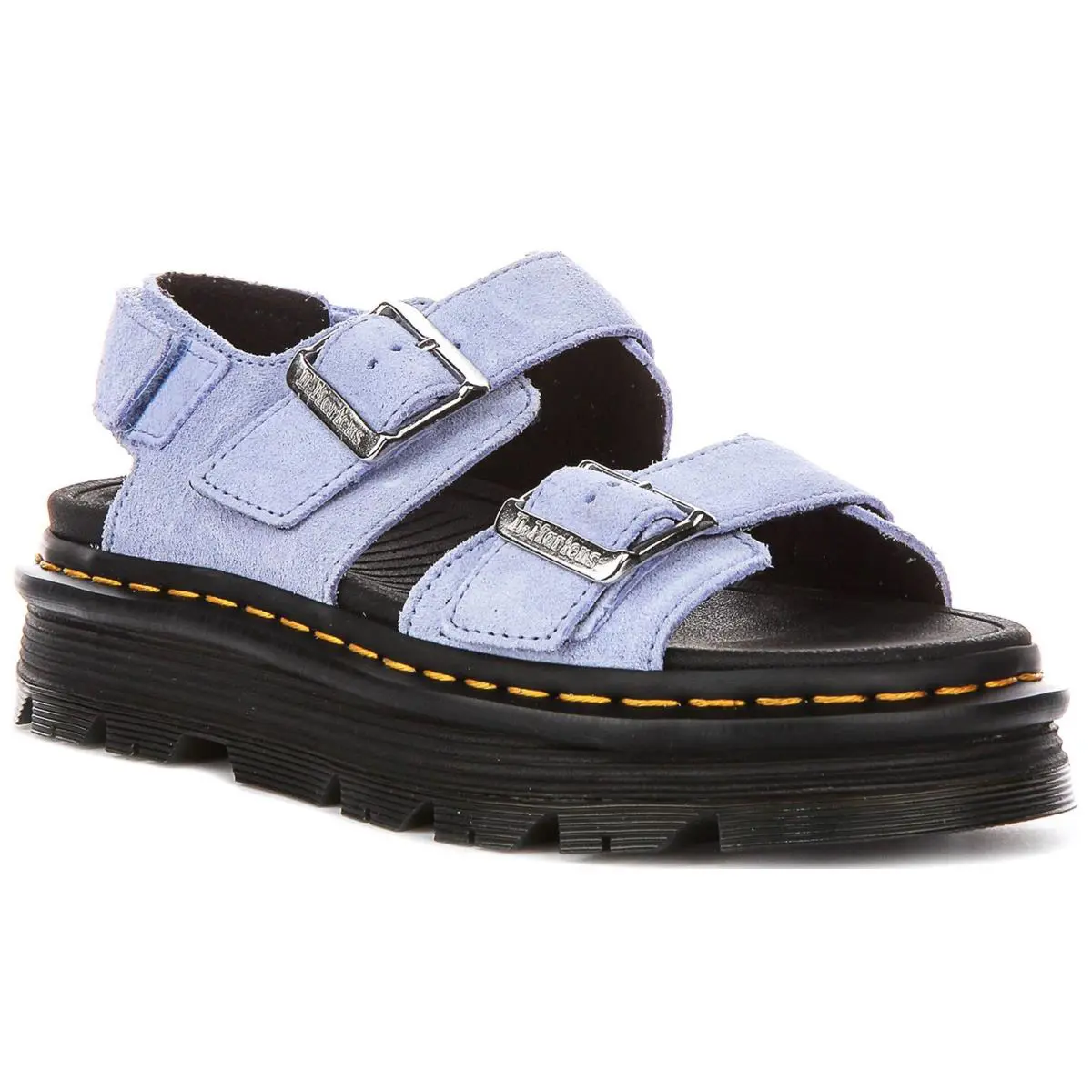 Dr Martens Zebzag Suede Platform Womens Sandal In Blue US 5 - 10 - Blue